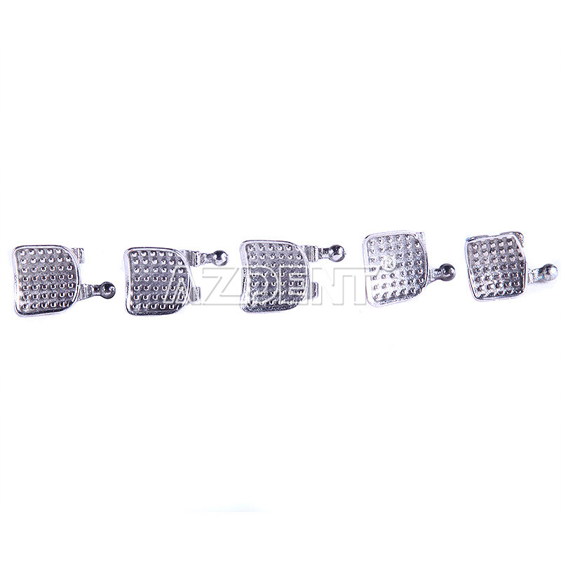 AZDENT Dental Ortodoncia Soportes para Frenos Metálicos Roth / MBT .022 5 * 5