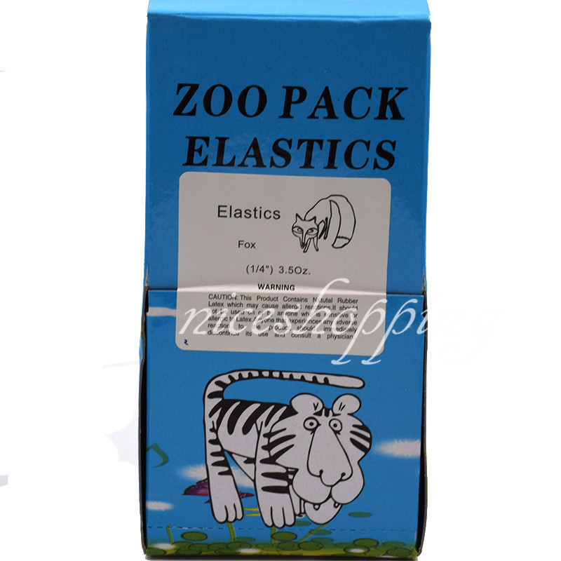 100 Pcs 1/4″ 3.5 Oz FOX – ORTHODONTIC ELASTICS – BRACES -DENTAL RUBBER BAND