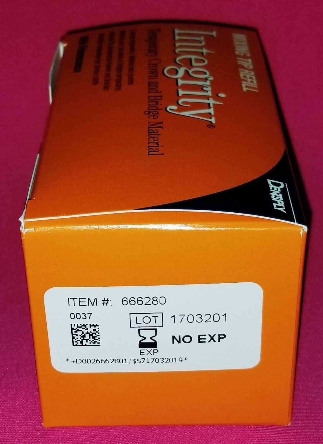 Integrity Mixing Tips for 76 Gm. Package of 20 Tips Dentsply-666280 Exp: NONE