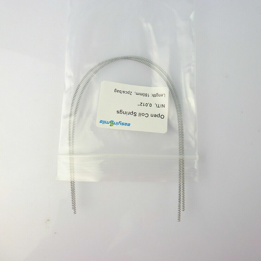 2PCS Dental Orthodontic NITI Open Coil Spring .010/012″ 180mm For Ortho Braces