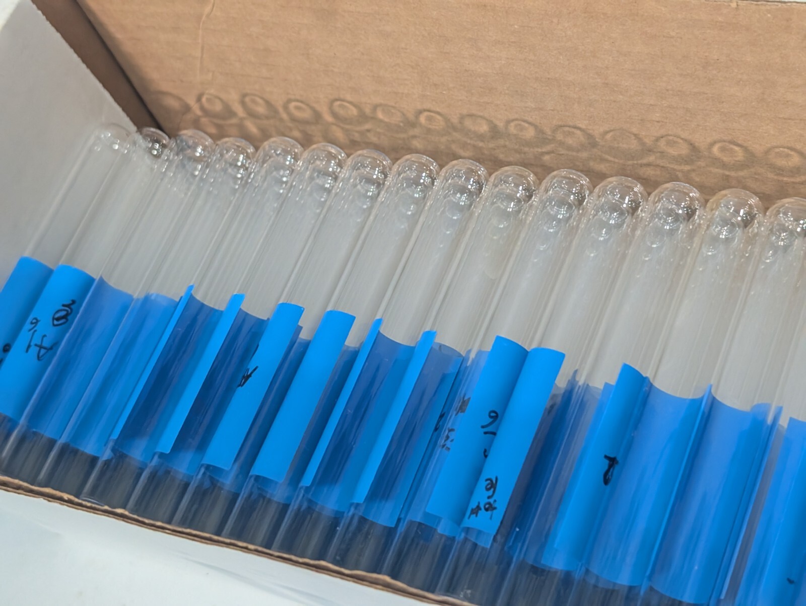Qty. 179 Fisherbrand 14-957-18E – 16x125mm Lime Glass Disposable Culture Tubes
