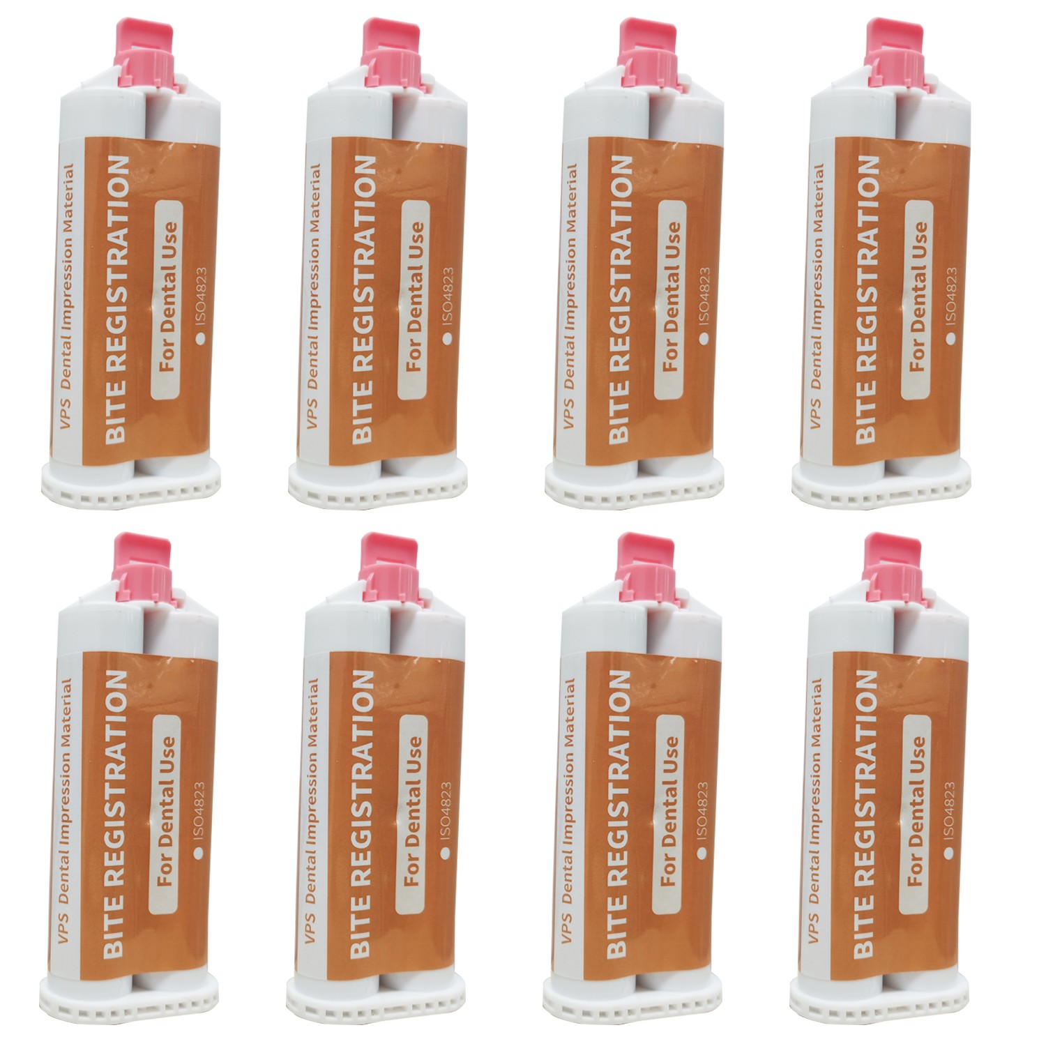 8Pc 50ML Dental Impression Material Dental Bite Registration Material Cartridges