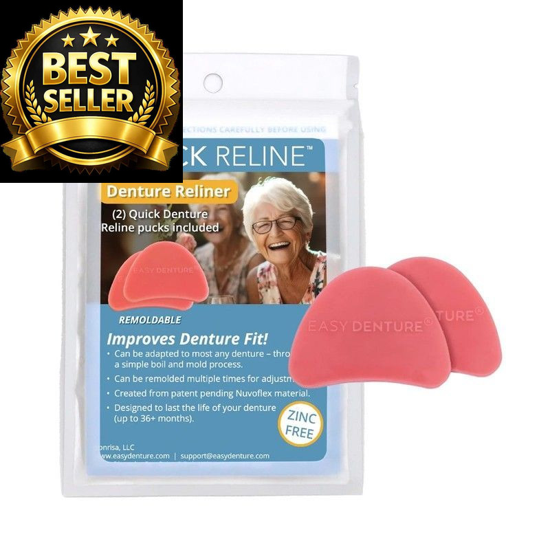 Quick Reline (Boil & Fit) Denture Reliner Kit; For Use with Full or Clear