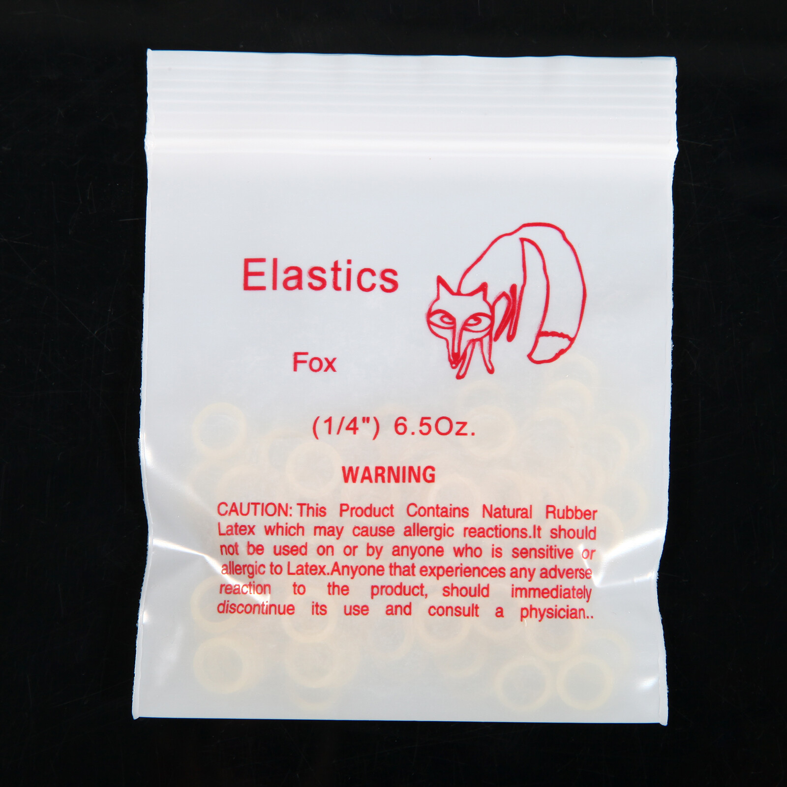 100pcs/bag Dental Orthodontic Elastics Fox Bands Rabbit Force 6.5 OZ,1/4″ Zoo