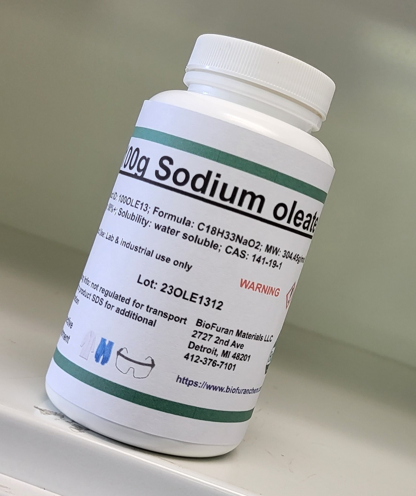 Sodium oleate, CAS 141-19-1