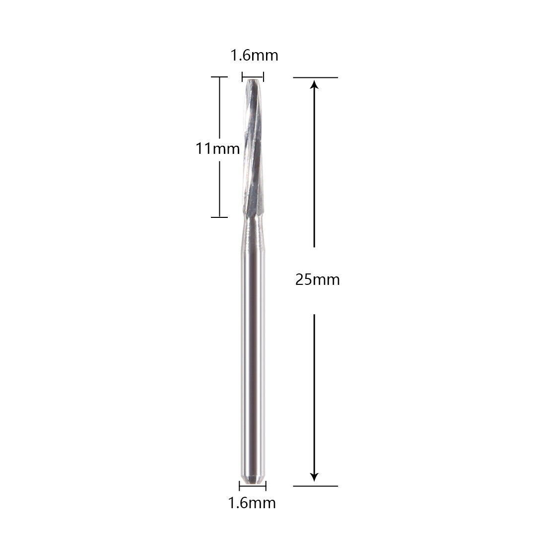 Dental Zekrya Carbide Tungsten Bone Cutters Finishing Burs FG 28mm/25mm USA