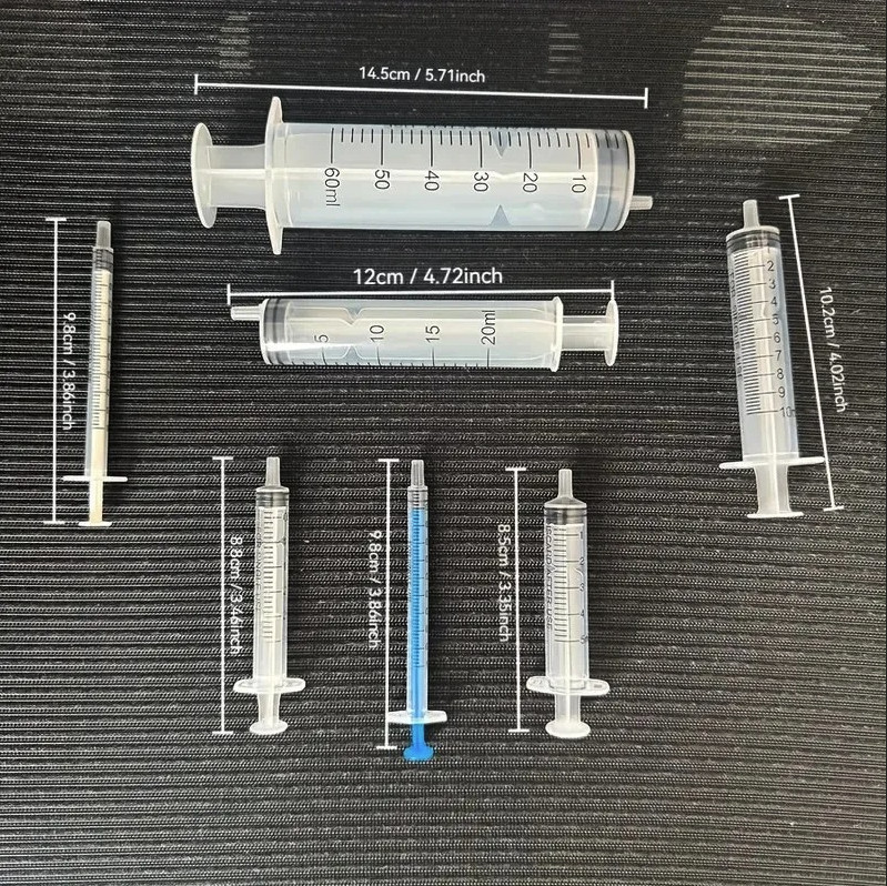 14pcs Syringe Set Blunt Needle Measuring Refill Craft Tool Kit – NEW