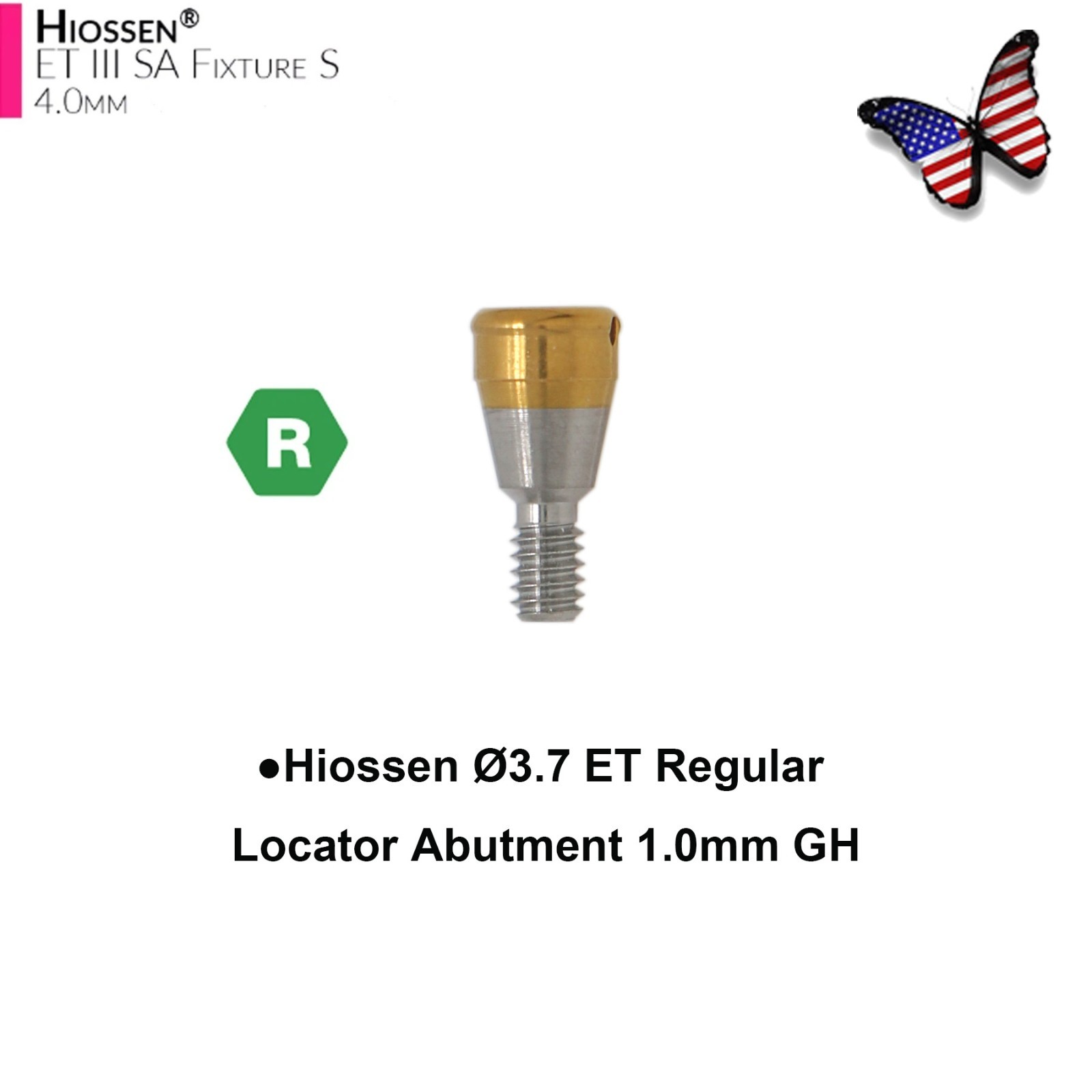 US Dental Fits Hiossen Zest Legacy Locator Abutment Internal Hex Mini & Regular