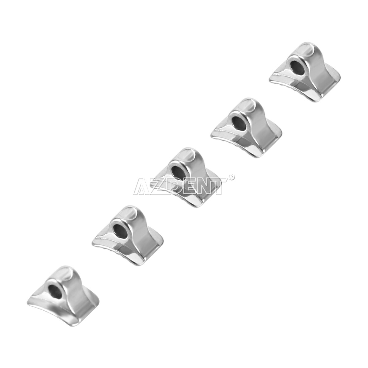 Dental Mono Ortho Direct Bond Round Base Lingual Buttons Eyelet Traction Hooks