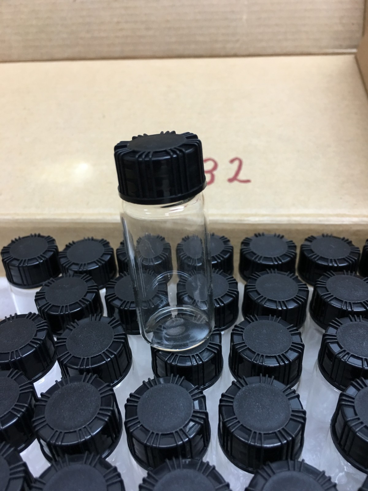 JIUWU Clear Liquid Sampling Sample Bottles 0.3oz 10mL Pack 32 PCS