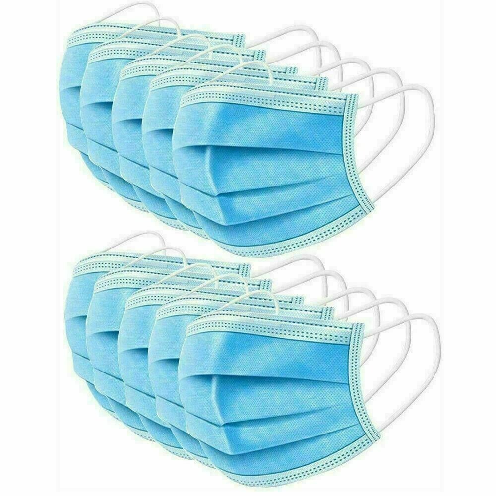 50 KIDS Face Masks Disposable Filter Protective 3 Ply None Surgical Mask 5.7×3.7