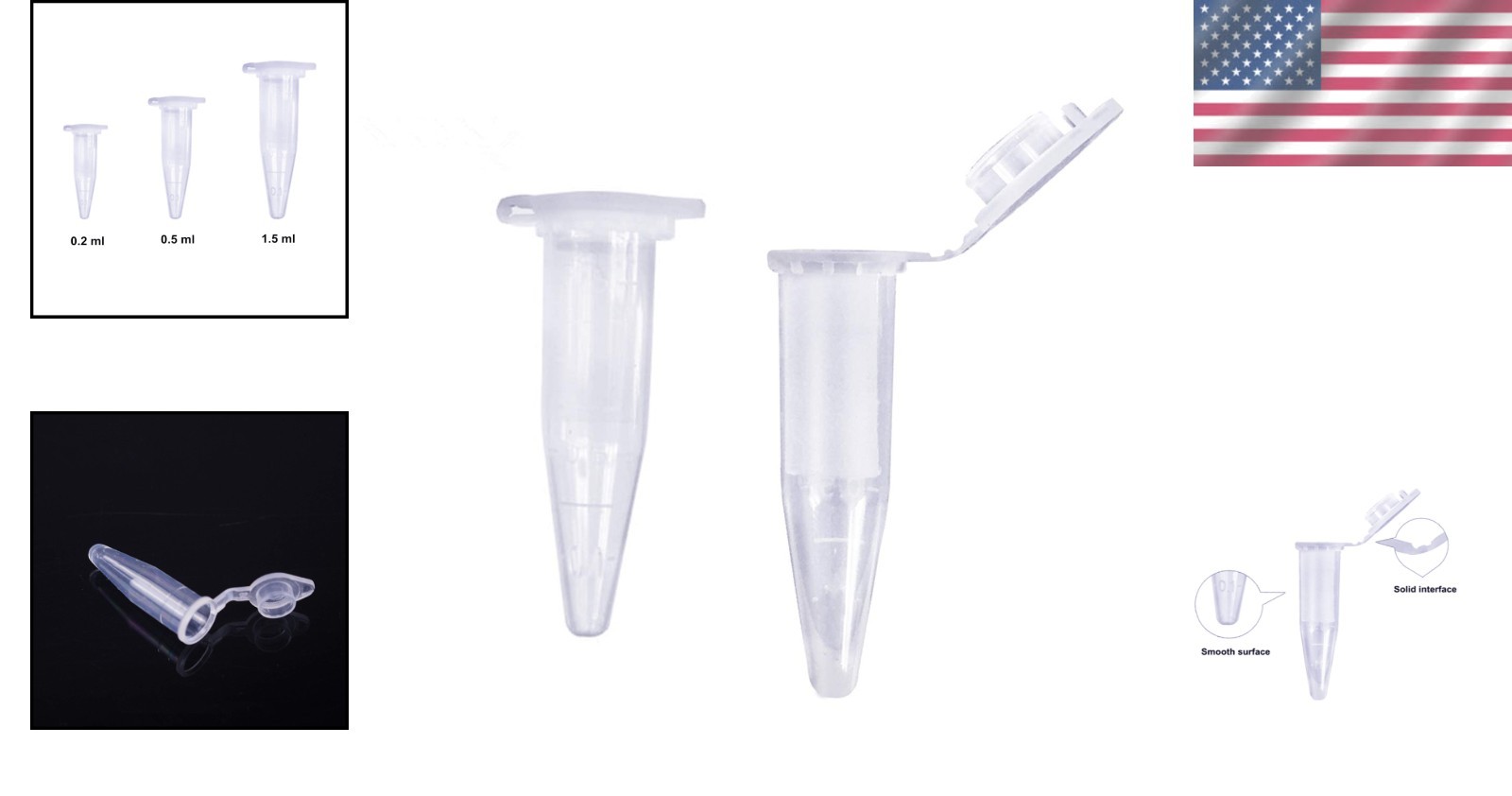 Versatile 0.5ml Micro Tubes with Snap Caps – Perfect for Samples, Crafts & More