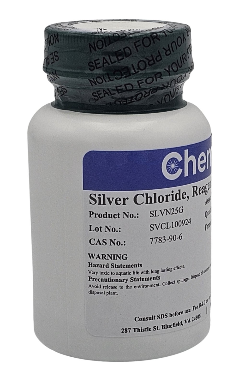 Silver Chloride, Reagent, Granular, 99.5+%, 25g