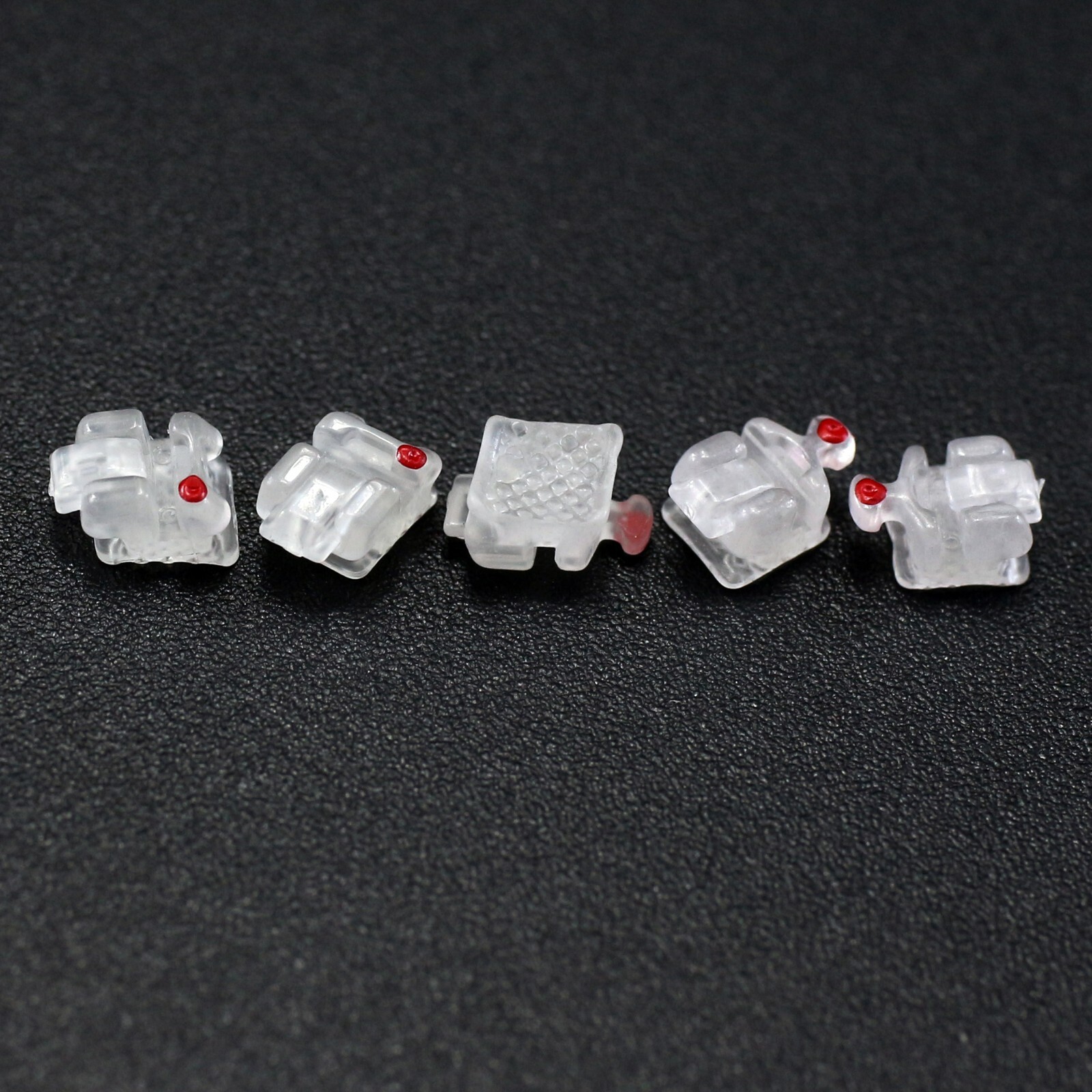 Dental Orthodontic Self Ligating Brackets Braces Ceramic Roth MBT 022 345 Ormco