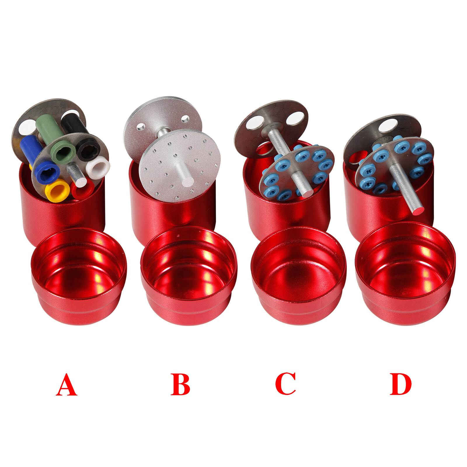 20/9/6 Holes Dental Diamond Burs Block Holder Sterilizing Disinfection Box MD