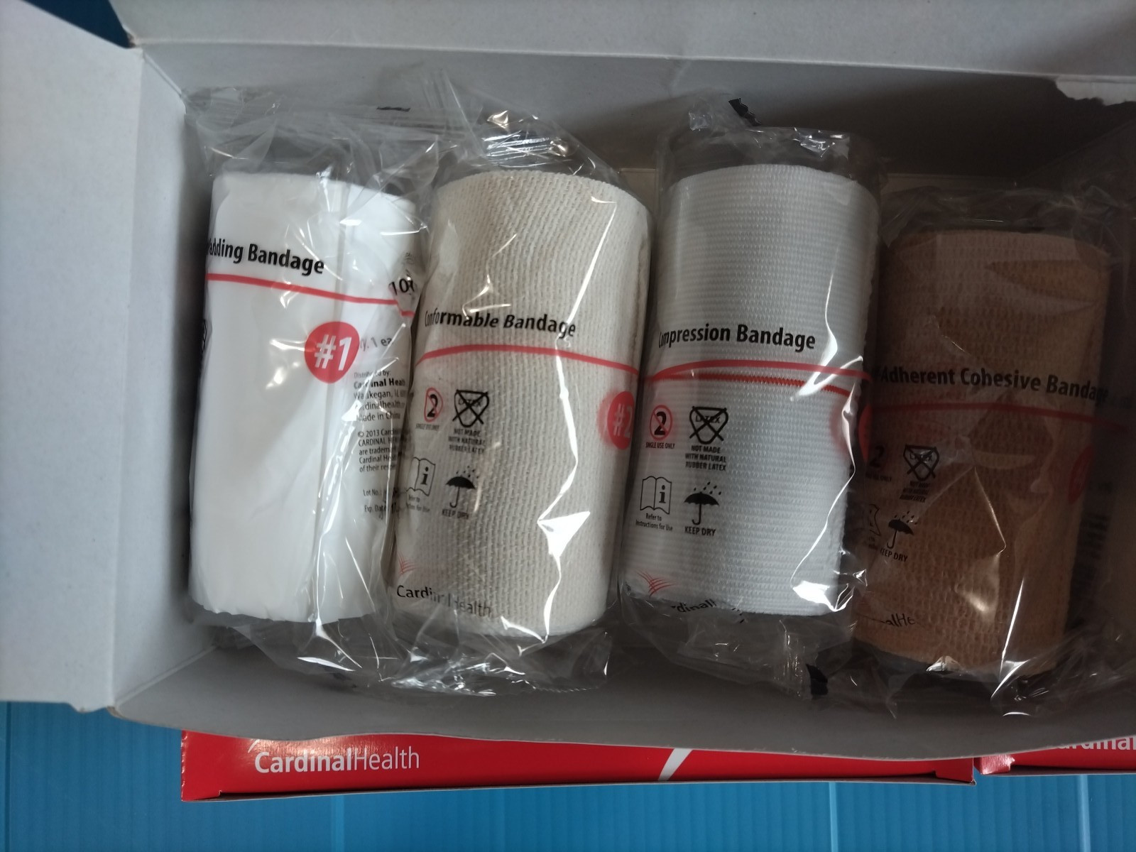 11 x Cardinal 4-Layer Compression Bandage System #CAHMLCB4 profore fourflex