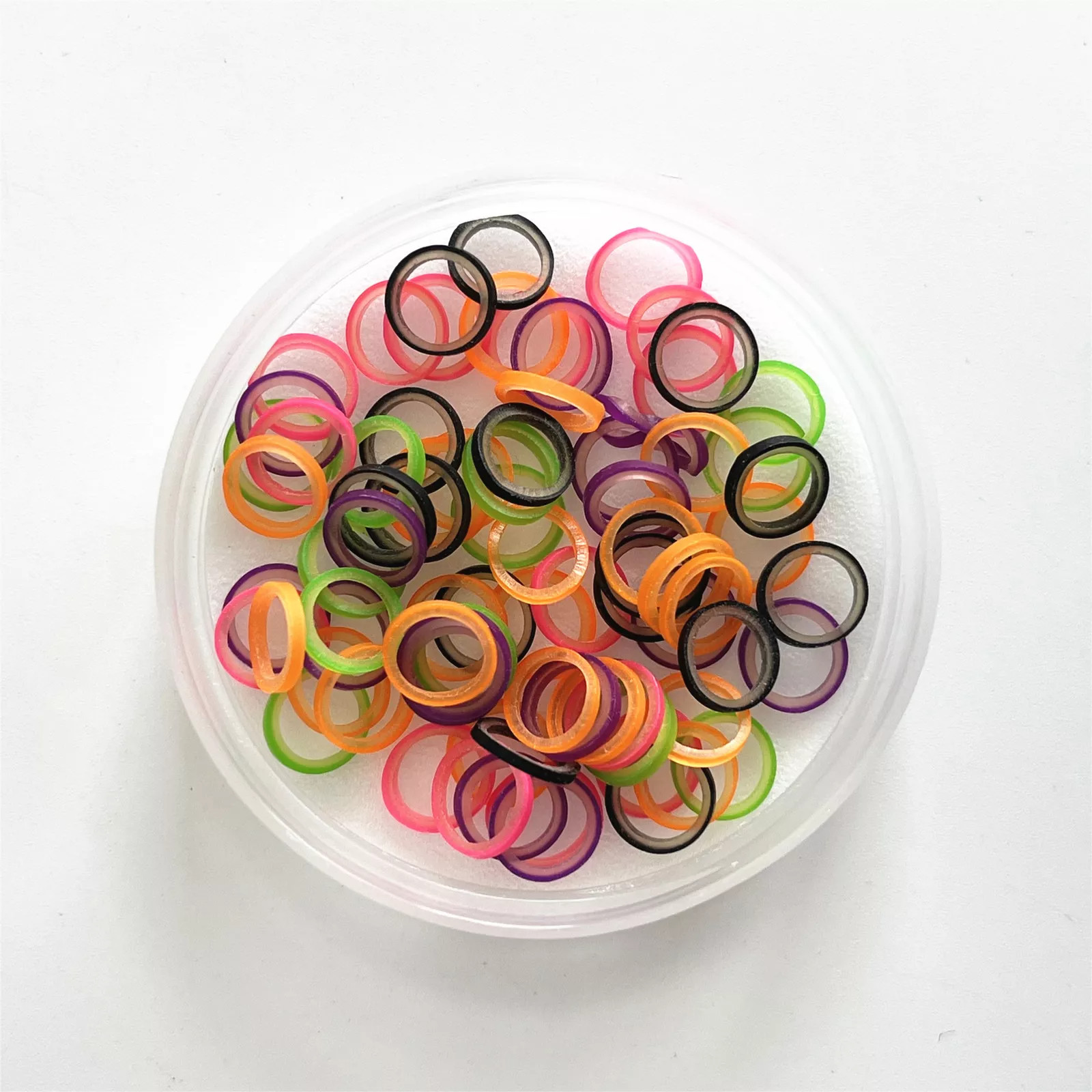 4.5OZ Colorful 5000Pcs Dental Orthodontic Elastics Rubber Bands Ligature Ties