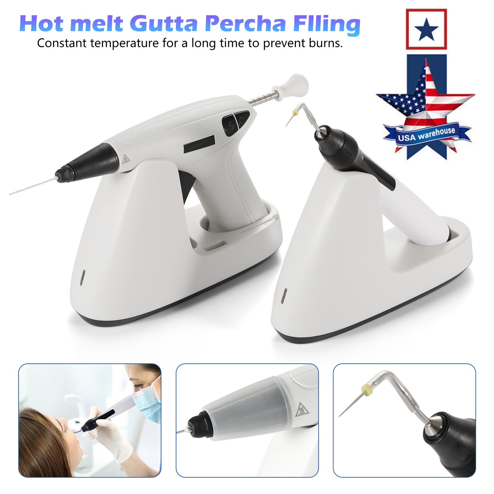 Dental Obturation System Gutta-percha Endodontic Heated Gun with Heated Pen