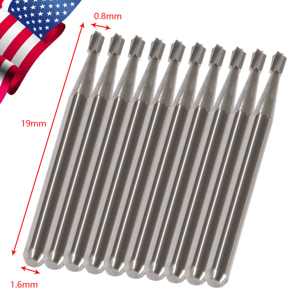 10-100PCS Dental Tungsten Carbide Steel Burs FG-330 for High Speed Handpiece
