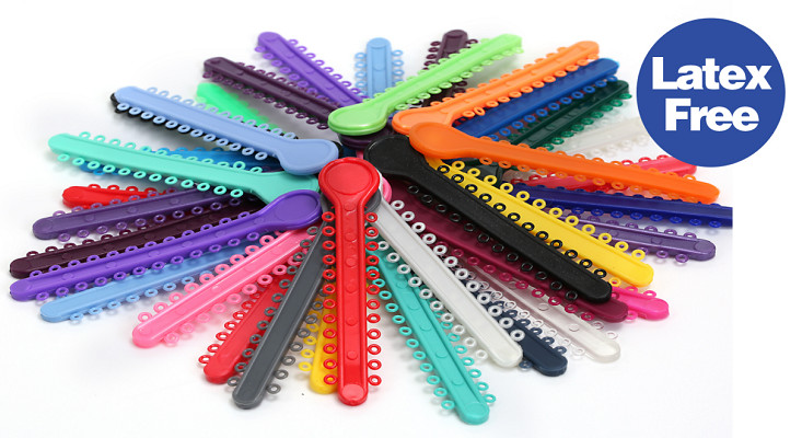 O&S Dental Orthodontic Ligature Elastic Elastomeric Ties 1008/Bag – All Colors