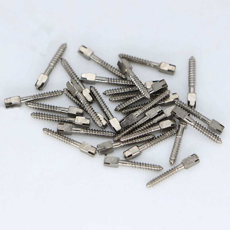 12-60 Dental All Size Pure Titanium Assorted Conical Screw Posts Root Canal Pin