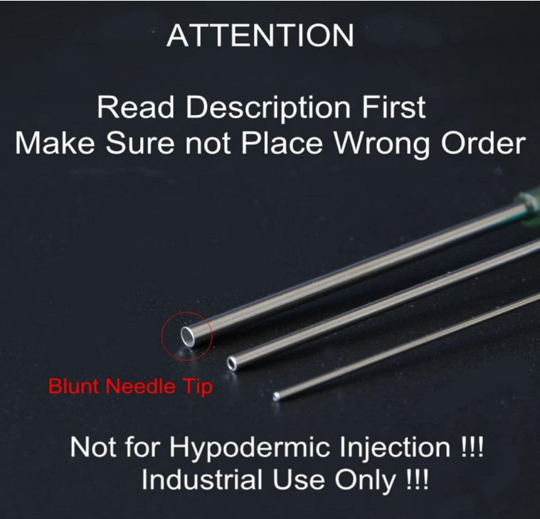 50 Pcs – 5ml Syringes with 14ga, 20ga,21ga, 23ga Blunt Tip Needles With Syringe