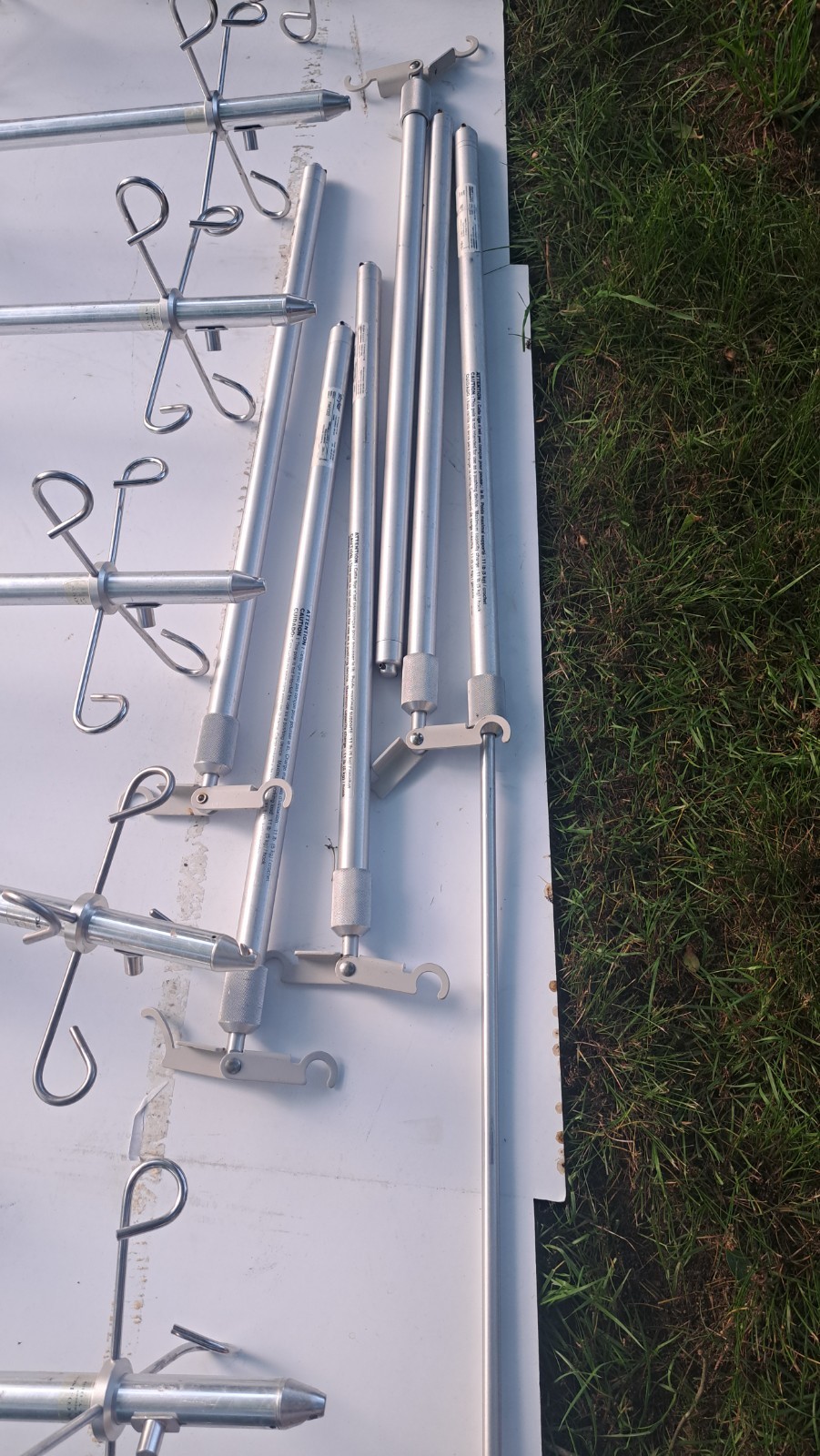 Telescoping Hanging Rods For IV -Welding Guns- Handles -Tools – Set of 16 Rods