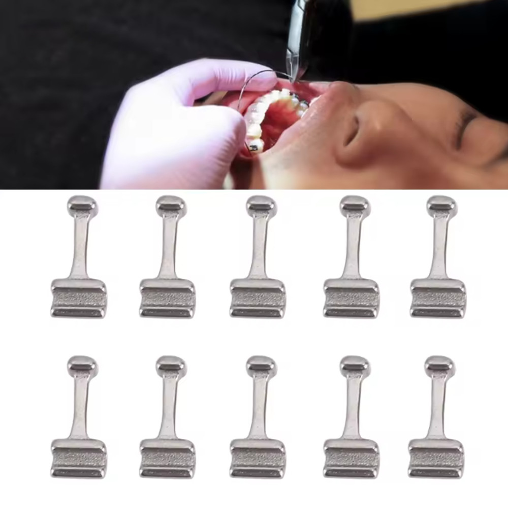 Dental Orthodontic Crimpable Hook Long/Medium/Short Stainless Steel 10pcs/pack