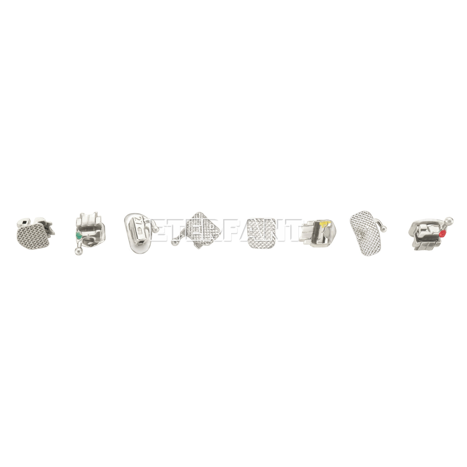 ETERFANT Dental Orthodontic Self-Ligating Bracket Braces Roth 022 345Hooks+Tool