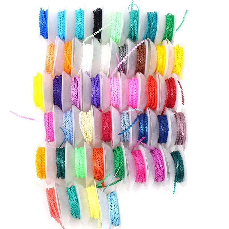 Dental Orthodontic Elastic Rubber Power Chain Braces Bands Short/Long/Close