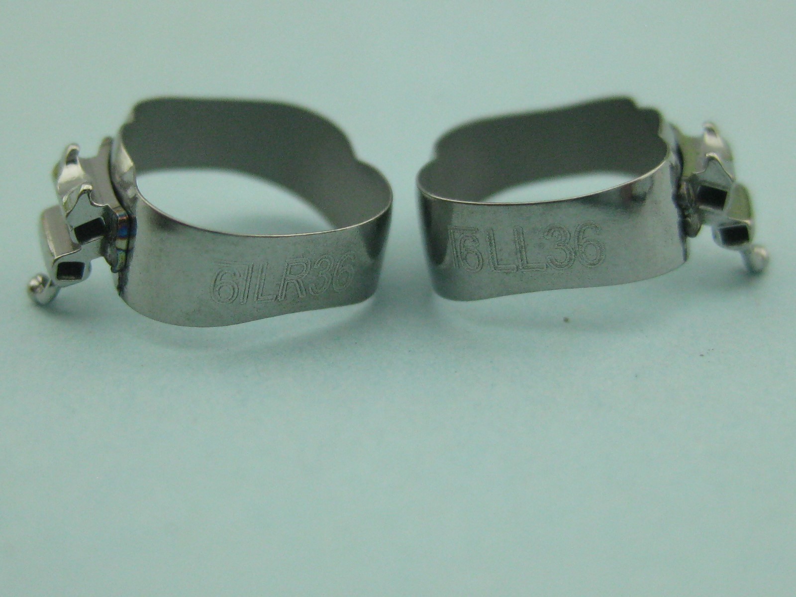40Pcs Dental Orthodontic 1st Molar Band&Buccal Tube U3/L2 Non-convert. MBT .022