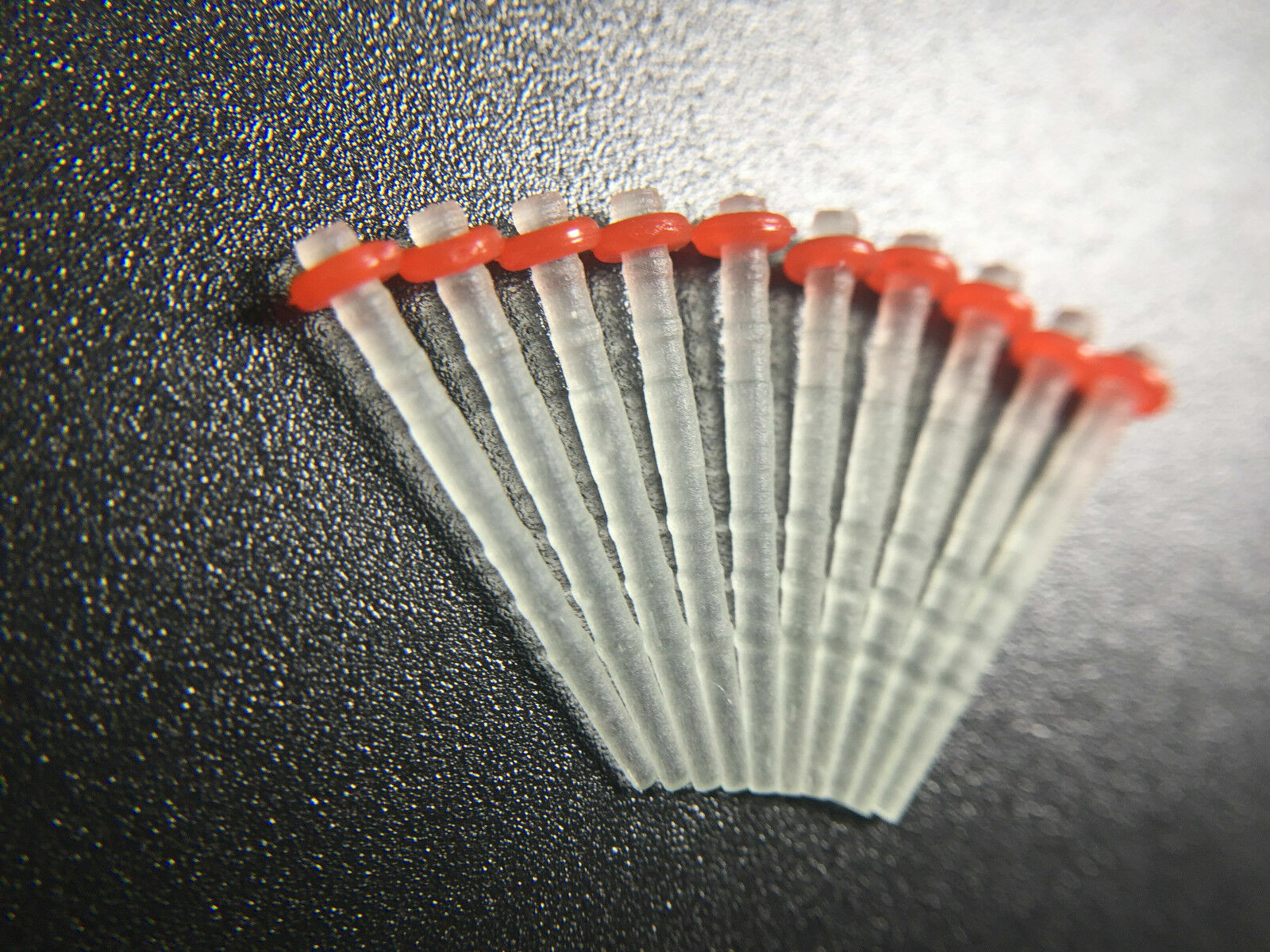Dental Fiber Post Quartz Glass Screw Thread Straight 1.0mm-1.8mm 65% Fiber Oral
