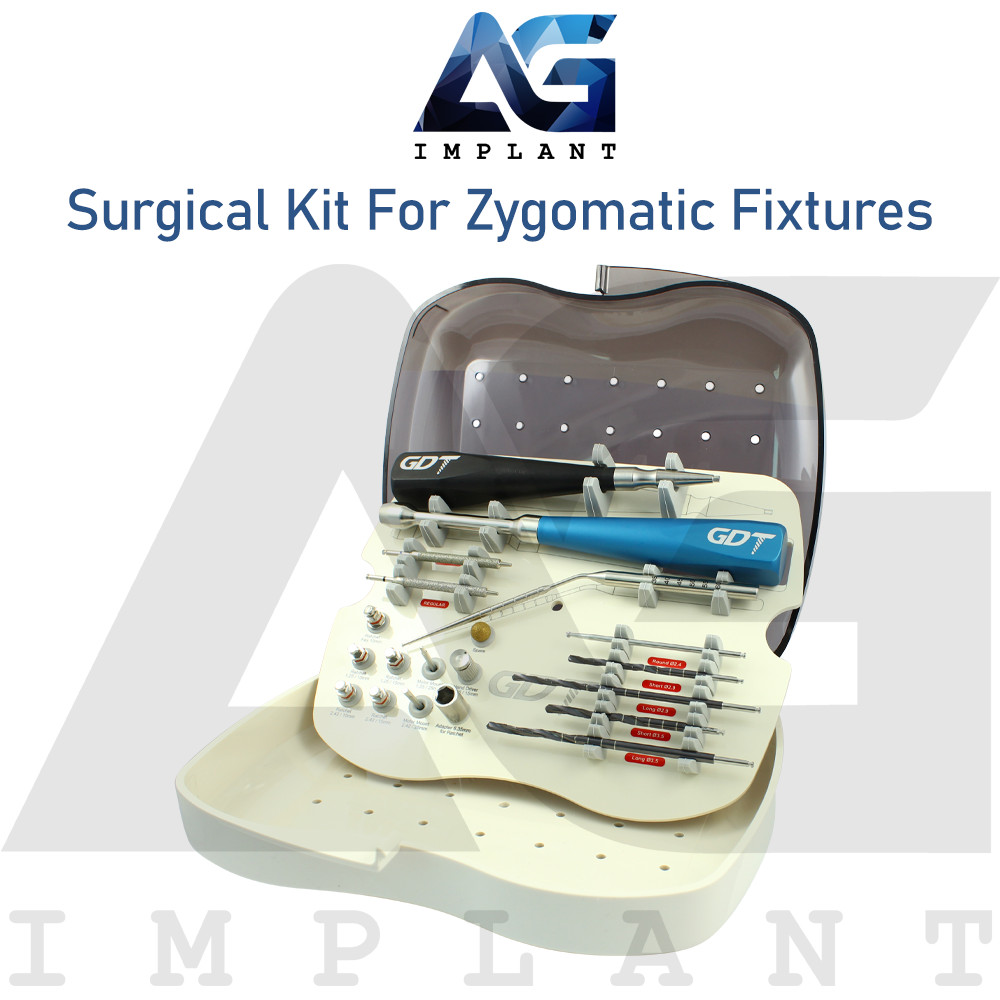 Surgical Kit For Zygomatic Fixtures Stainless Steel Tools Int Hexagon 2.42