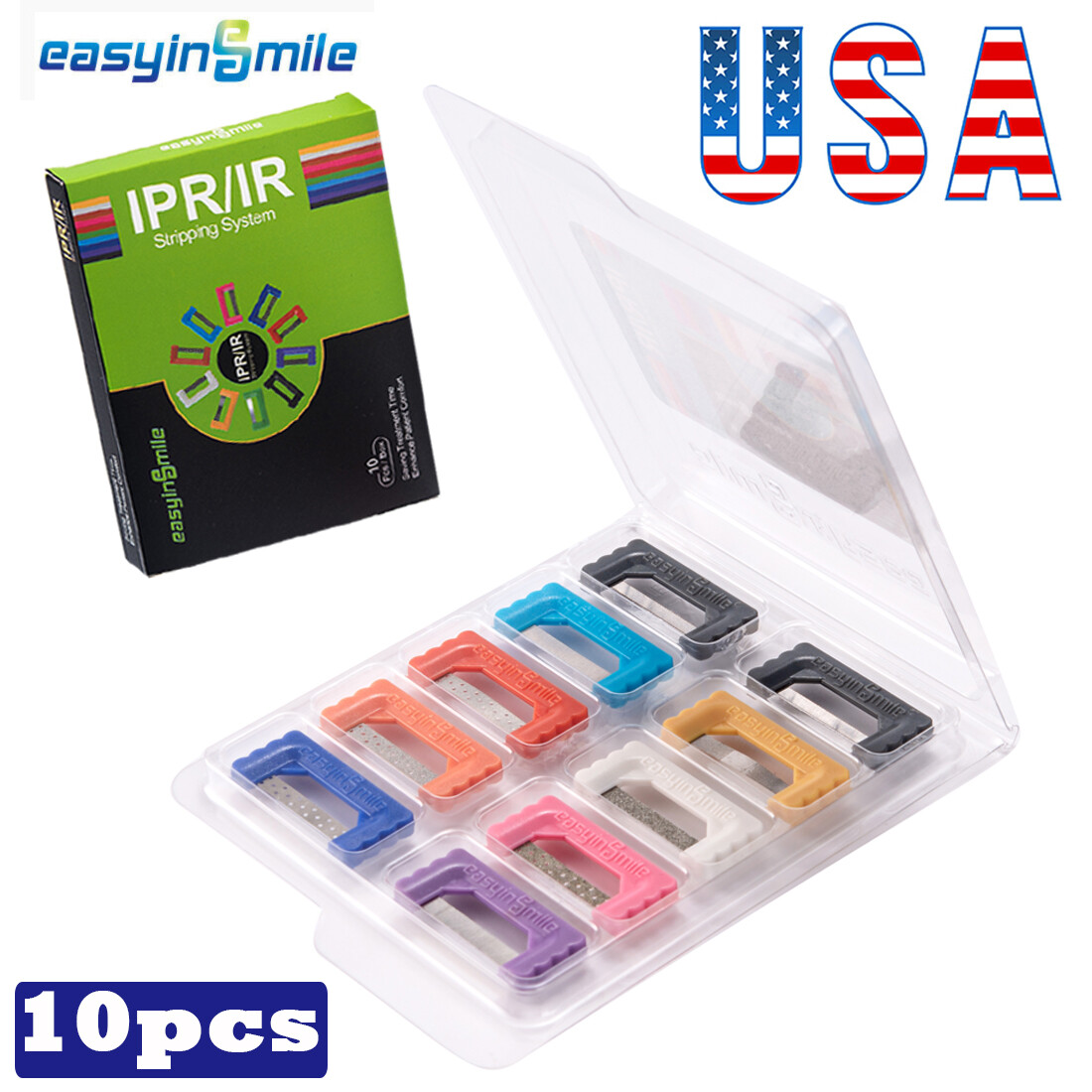 Orthodontic IPR polish kit Reduction Strip saw Dental Interproximal Enamel Strip