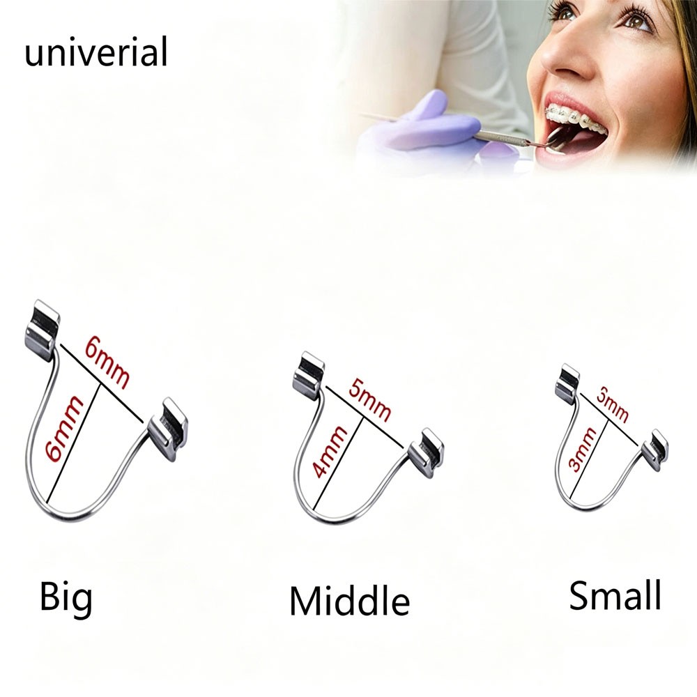 10Pcs/Pack Dental Ortho Single Anterior Teeth Torque Rectangular Spring StopHook