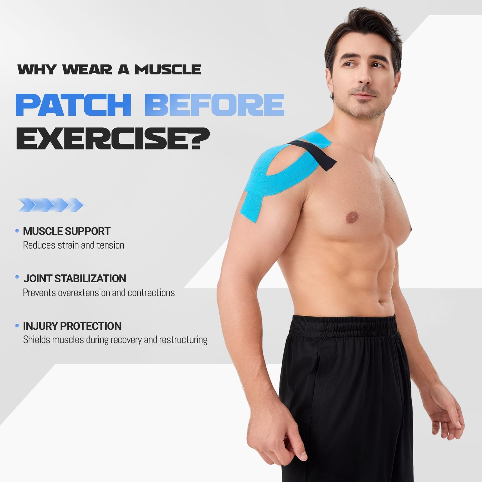 Tape – Waterproof, Breathable, Hypoallergenic – Ideal For Muscle Support And