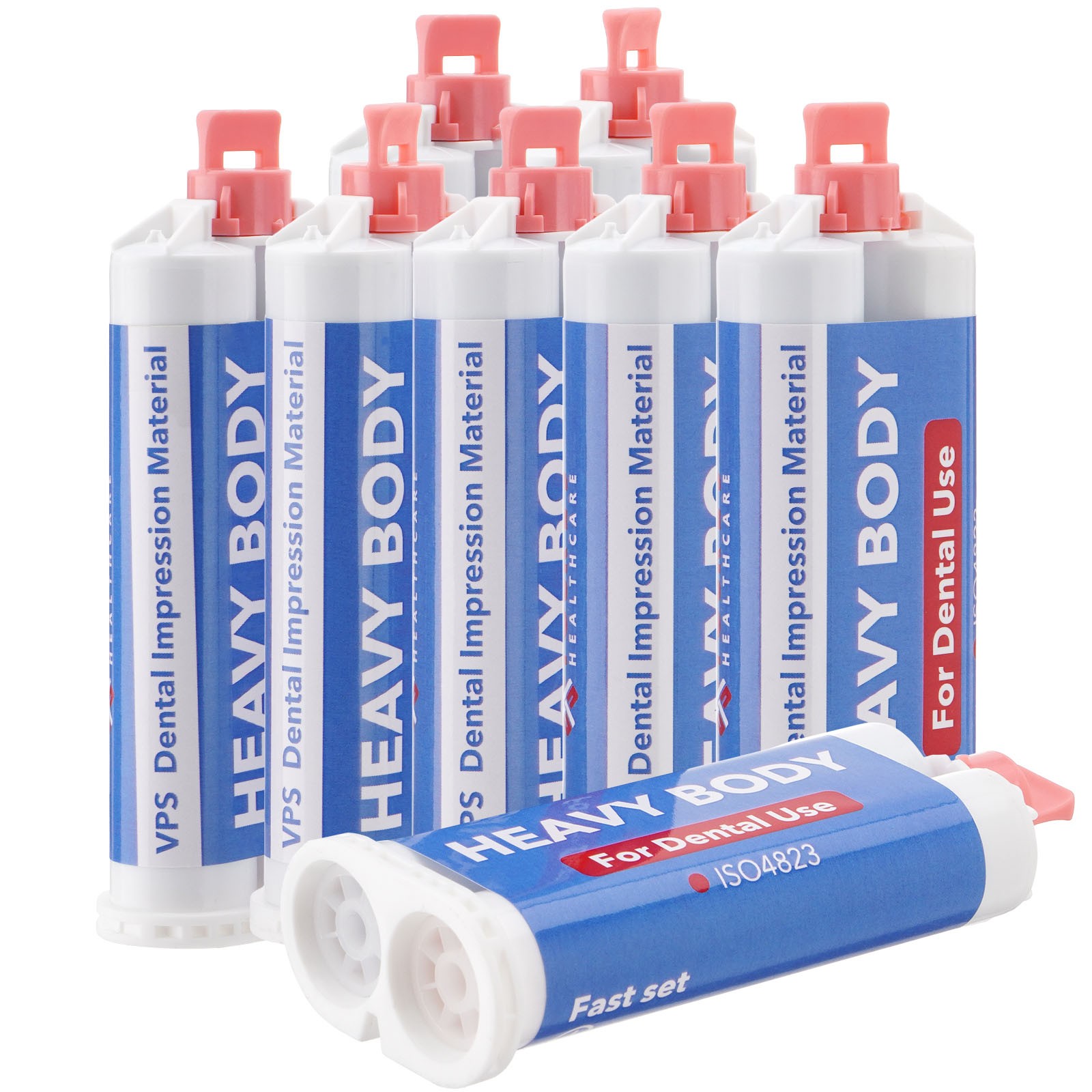 80Pcs Heavy Body Fast Rapid Set Impression Material 50mL Cartridges VPS PVS New