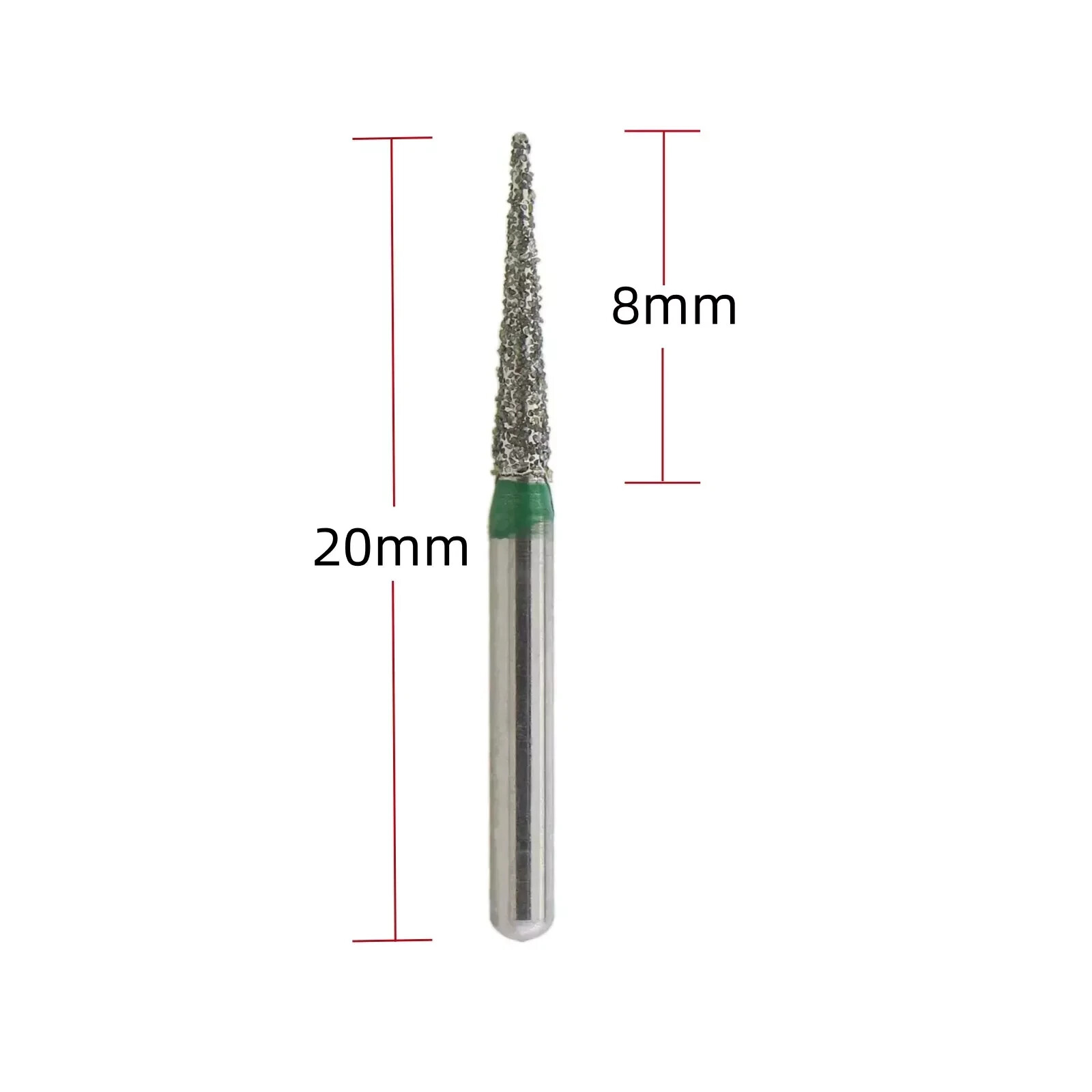 Dental Diamond Burs FG 856/016C Round End Taper Coarse Grit High Speed Burr