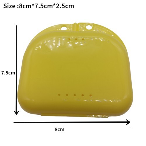 Dental Orthodontic Retainer Denture Storage Box Case Mouthguard Container Colors