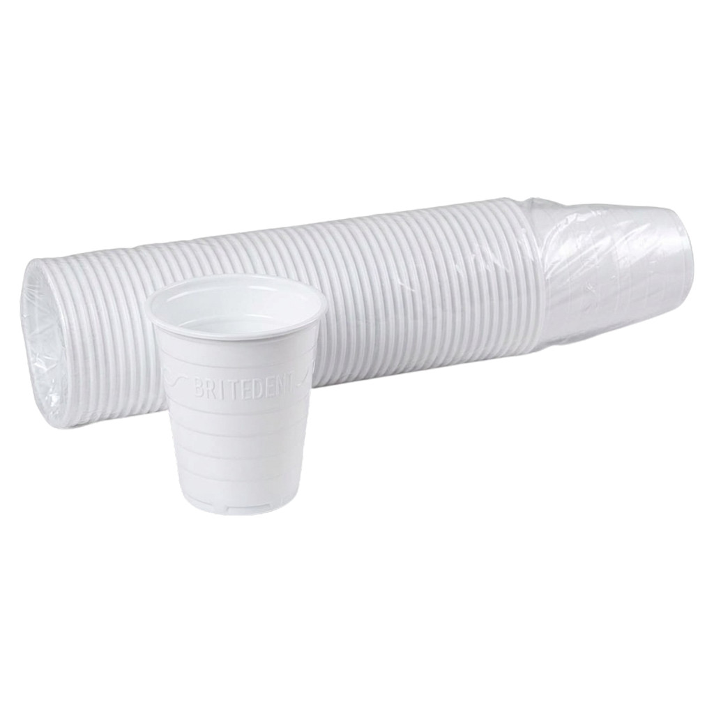 Disposable Plastic Dental Drinking Cups 1000/Cs 5 Oz BRITEDENT