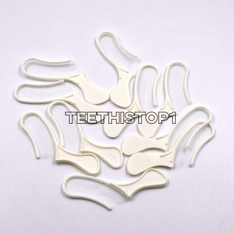 50 Pcs/Bag Dental Disposable Triple Impression Bite Registration Trays F/A/P/Q/S