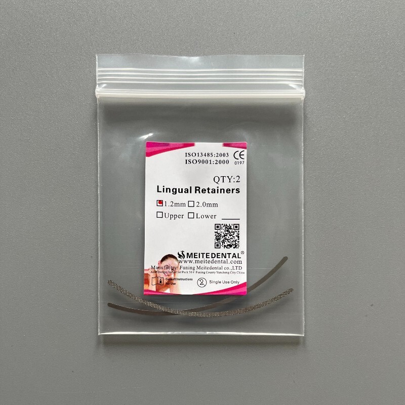 20Pcs Dental Orthodontic Lingual Retainers Mesh Base 1.2mm Universal Lingual