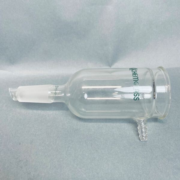 Chemglass Vacuum Filtration Adapter 24/40 Lower Inner Fits #5 or 6 Pluro Stopper