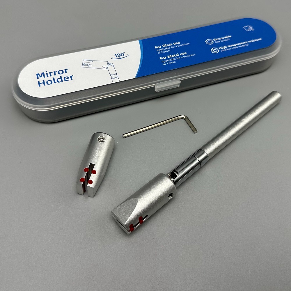 Adjustable 180° Dental Photography Mirror Holder For Glass Metal Mirror Tool