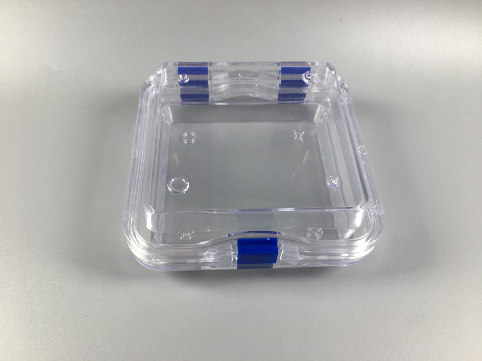 Denture False Inlay Teeth Membrane Case Hinged Display Jewelry Box Fragile Optic