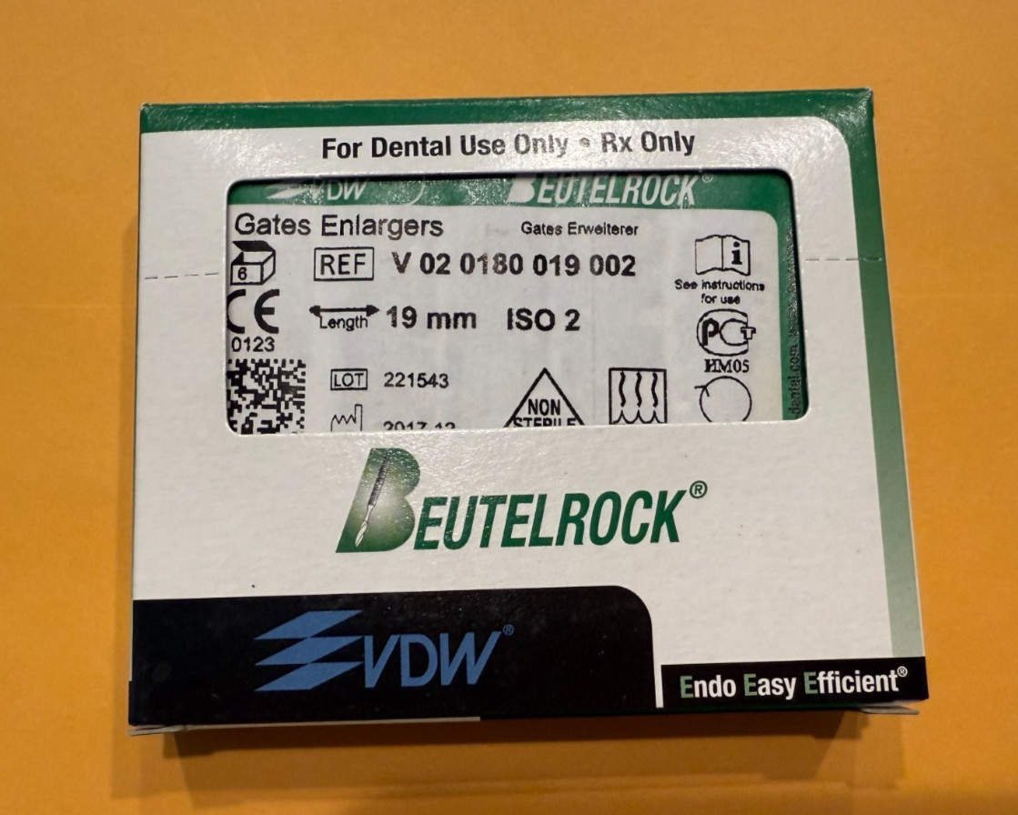 VDW Glidden Gates Endo Rotary Drills size 2 (5 x 6 pk) 30 units Germany