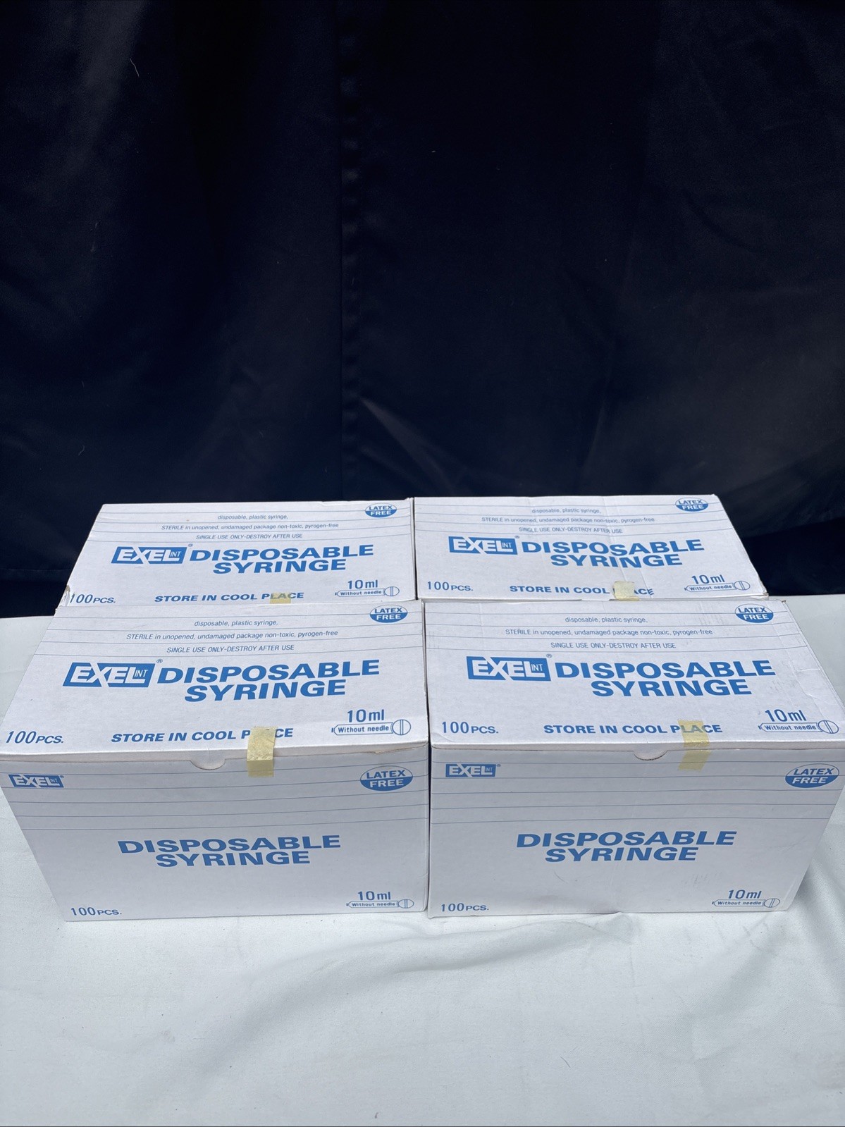 Disposable Syringe 10 Ml Lot Of 400 New In Box Exel