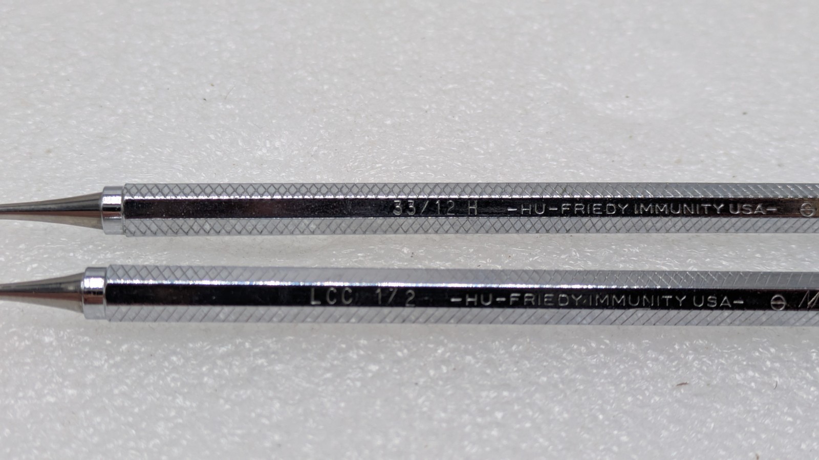 2 Hu Friedy Immunity Endodontic Dental Excavators Probes Scalers LCC 172 33/12 H