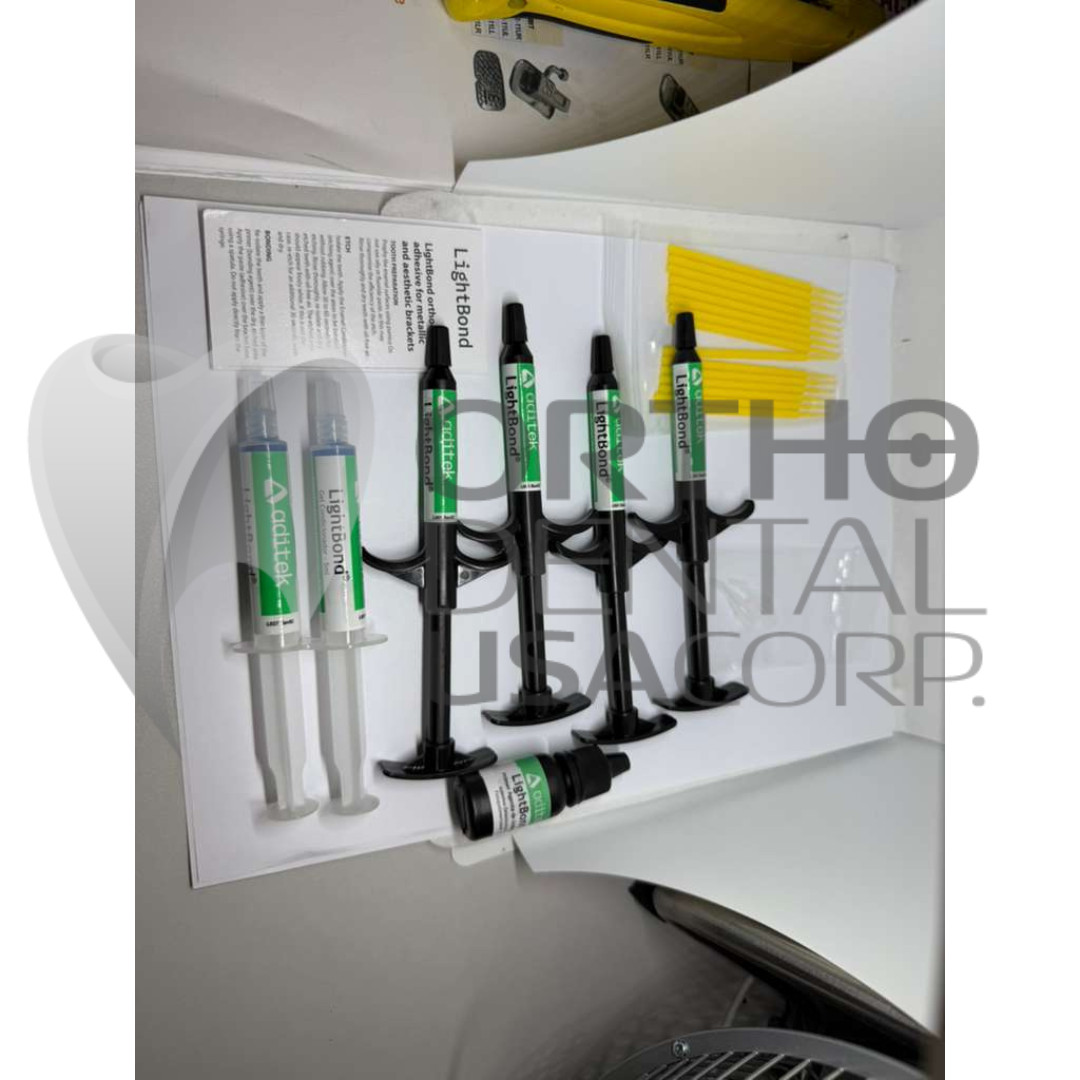 Kit 8 pcs Lightbond Orthodontic adhesive 16 gr AditekLight Bond Orthodentalusa