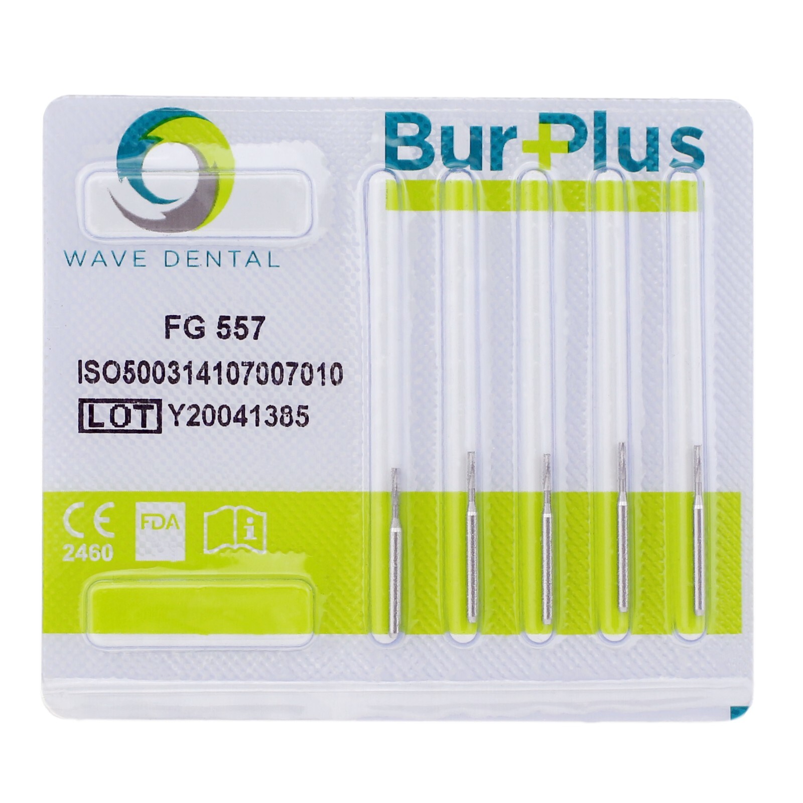 Wave Dental Burs 557 Straight Fissure Carbide burr FG For High Speed Handpiece